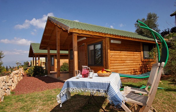 אביב בכרם - בקתות עץ - ������ �רמות נפתלי - ������ ����