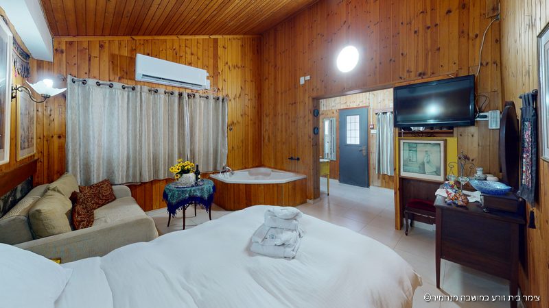 צימר יובל צימרים במנחמיה חלל החדר