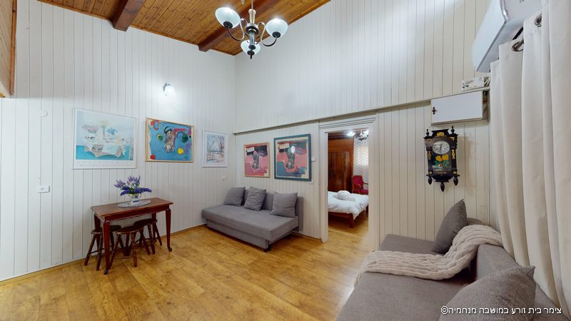 צימר בית זורע במנחמיה בקתת יותם חלל