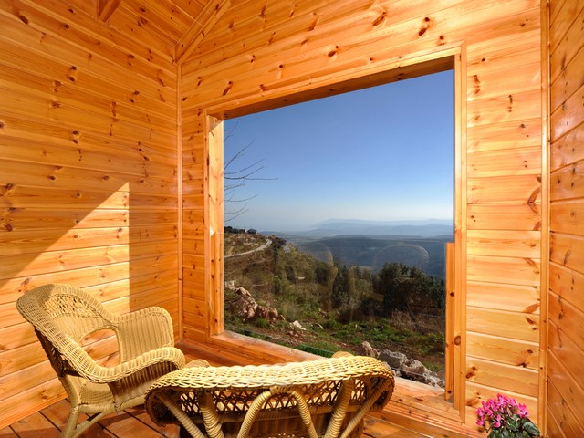 לוין - בקתת עץ משפחתית