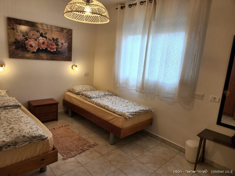 צימרים בגולן מיטות יחיד