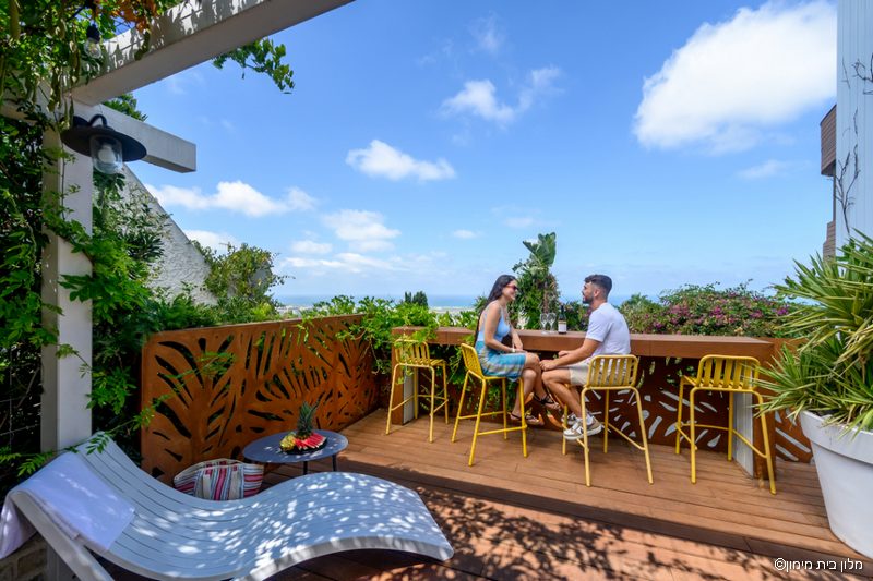 מרפסת מול הנוף המלון בית מימון