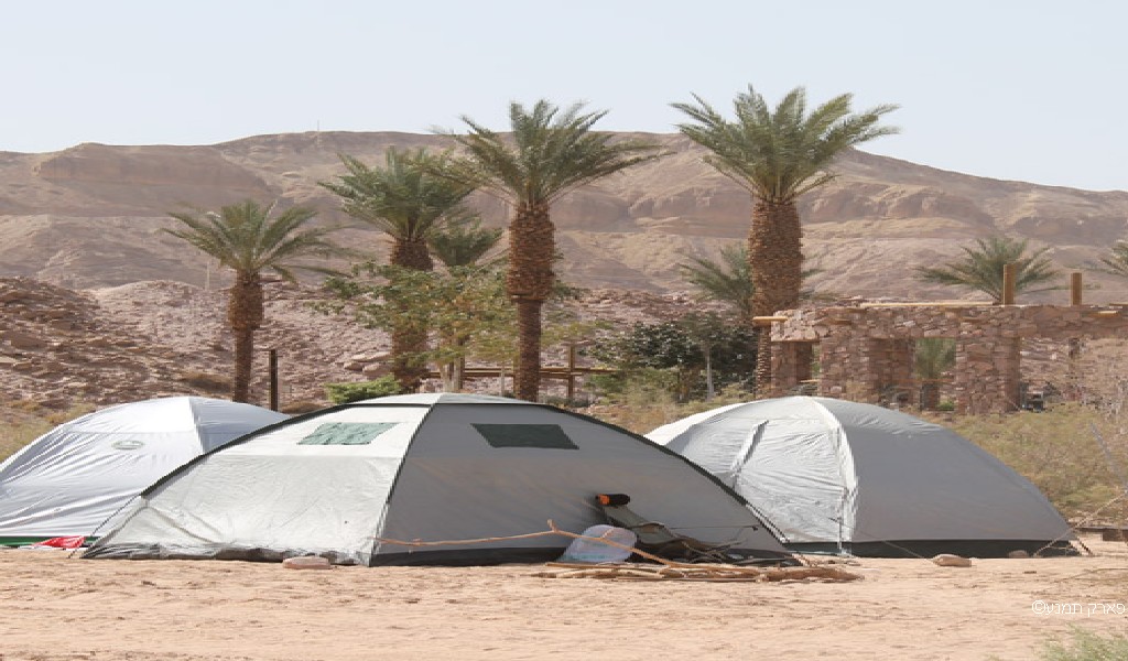 קמפינג בפארק תמנע