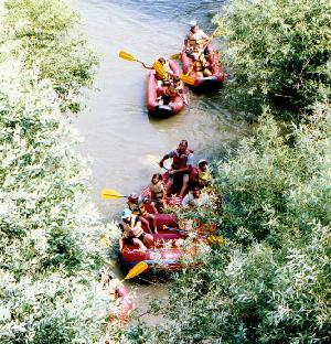 Kayaking on the Jordan River