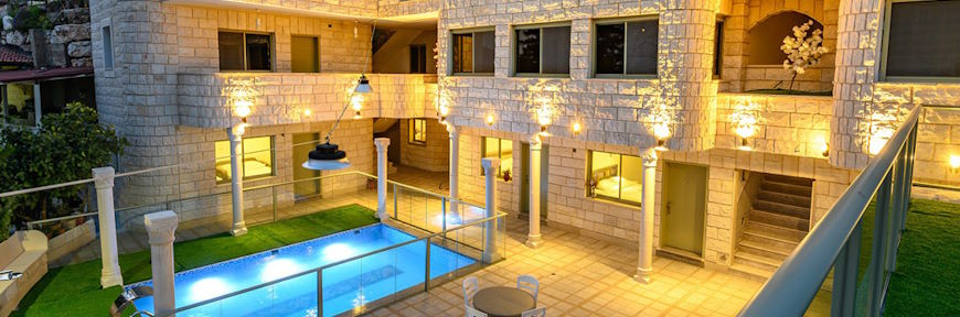 וילה ארמון מוראד בעין אל אסד וילה בכפר הדרוזי